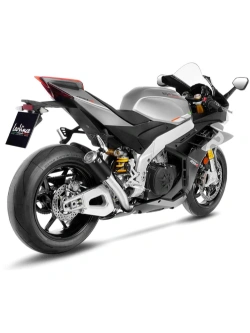 Tłumik motocyklowy LeoVince Corsa S srebrno-czarny Aprilia (wybrane modele) [bez homologacji]