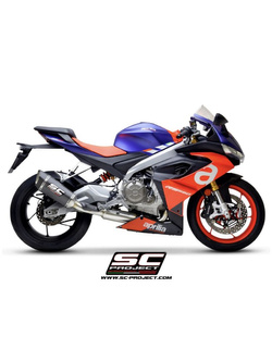 Pełny układ wydechowy 2-1 SC-Project SC1-R, Euro 5, Carbon - Aprilia RS 660 (20-)