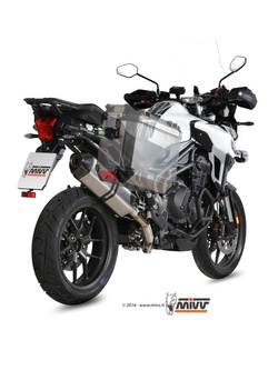 Tłumik motocyklowy Slip-On Line (Speed Edge) MIVV do Triumph Tiger 1200 XR / XRx / XRT / XCx / XCA (16-20) srebrny