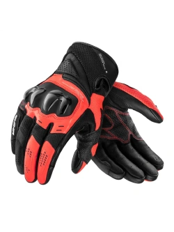 Rękawice motocyklowe Shima Spark 3.0 czarno-fluo czerwone