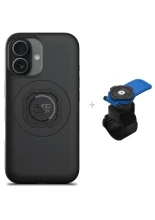 Zestaw: etui MAG na telefon iPhone 17 (magnetyczne) + uchwyt Quad Lock montowany za pomocą paska z szybkozłączką
