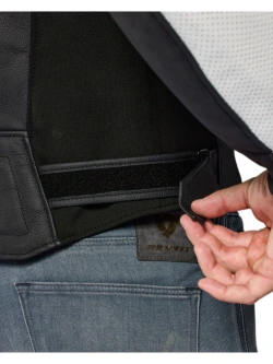 Kurtka motocyklowa skórzana REV’IT! Argon 3 czarno-biała