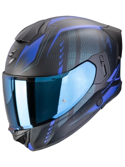 Kask integralny Scorpion EXO-530 AIR Theras czarno-niebieski matowy