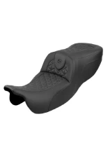 Kanapa motocyklowa dla kierowcy i pasażera Saddlemen Roadsofa Tri-Gripper Harley Davidson Freewheeler (FLRT) (15-25) czarna