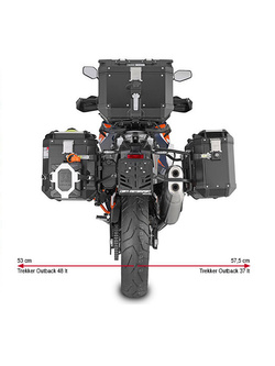 Stelaż kufrów bocznych Monokey Cam-Side GIVI PL One-Fit KTM (wybrane modele)