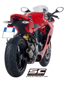 Tłumik SC-Project Twin CR-T Titanium (Slip on) - Ducati Supersport 939 / S [17-21]