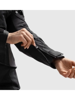 Kurtka motocyklowa damska tekstylna Rebelhorn Hiflow V czarno-szaro-różowa