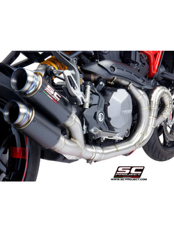 Kolektor 2-1 do tłumików SC-Project oraz oryginalnych - Ducati Monster 1200 / S [17-21], Monster 1200 R [20-21]