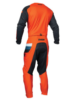 Spodnie dziecięce motocross Thor Pulse Racer Youth pomarańczowo-niebieskie