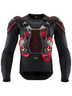 Zbroja motocyklowa Alpinestars z systemem Tech-Air Off-Road czarno-czerwona