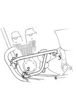 Gmol silnika Hepco&Becker do Honda CB 750 F Seven-Fifty [92-03]