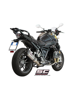Tłumik SC-Project Oval Titanium + Carbon (SLIP ON) - BMW R 1200 R / RS [15-16]