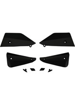 Zestaw defelektorów do osłon dłoni Barkbusters Sabre czarny