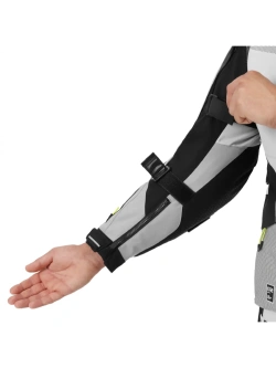Kurtka motocyklowa tekstylna Shima Hero 3.0 G2 szaro-fluo żółta