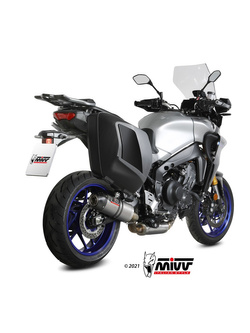 Pełny układ wydechowy (Oval) MIVV do Yamaha Tracer 9 / GT (21-) titanium