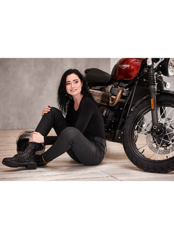 Jeansy motocyklowe damskie Shima NOX 2.0 czarne