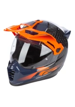 Kask adventure Klim Krios Pro Echo czarno-pomarańczowy