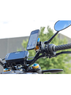 Zestaw na motocykl: etui MAG na telefon Samsung Galaxy A37 (magnetyczne) + mocowanie Quad Lock