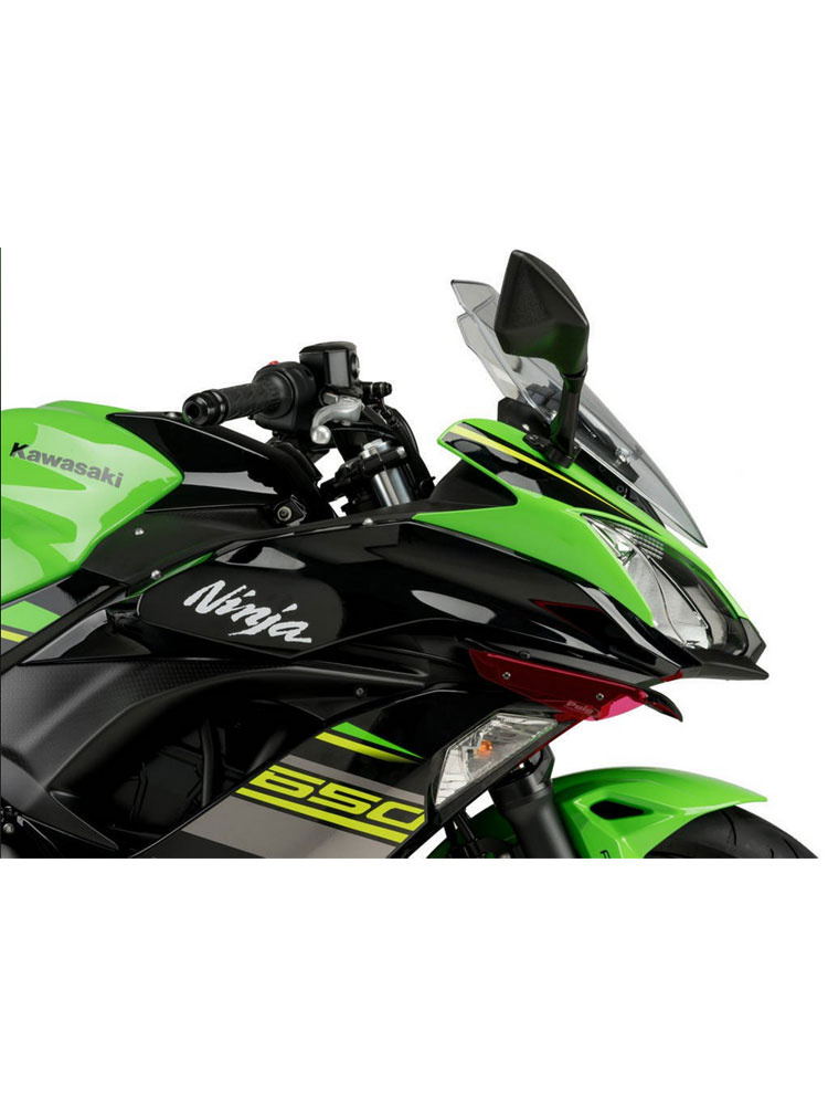 Boczne spoilery dociskowe Puig do Kawasaki NINJA 650 (17-19) czerwone