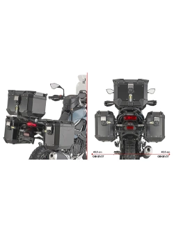Stelaż kufrów bocznych Monokey Cam-Side GIVI PL One-Fit Kawasaki KLE 500/ SE (26-)