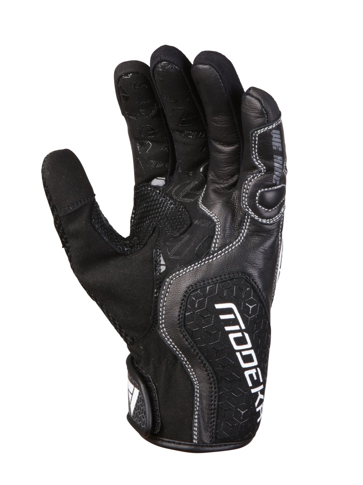 Rękawice motocyklowe Modeka Dracon czarno-białe