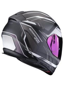 Kask integralny Scorpion Exo-491 Zumo czarno-fioletowy matowy