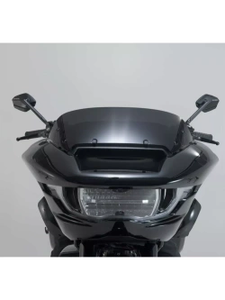 Lusterka motocyklowe krótkie Sw-Motech Sport na koniec kierownicy Harley Davidson Softail Low Rider S (19-)/ Road Glide (24-) czarne