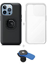 Zestaw: etui MAG na telefon iPhone 13 Pro (magnetyczne) + wodoodporny pokrowiec MAG + uchwyt kulowy Quad Lock