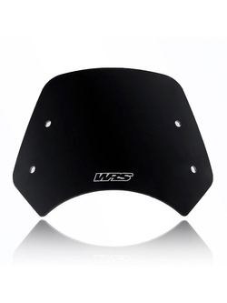 Szyba motocyklowa WRS Sport Benelli Leoncino 500 (17-24)/ Trail (18-) czarna [bez mocowania]