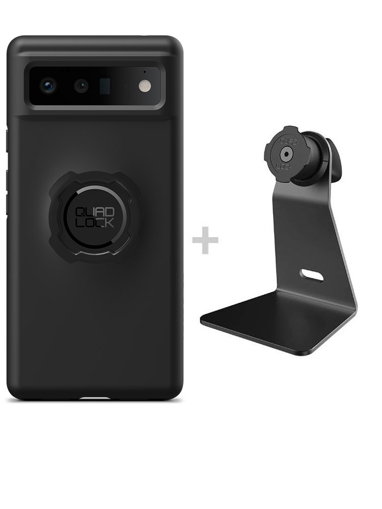 Zestaw na biurko: etui na telefon Google Pixel 6 + uchwyt Quad Lock