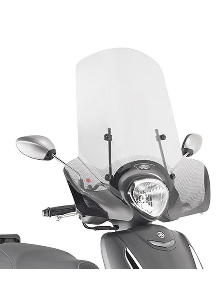 Szyba do skutera Kappa Yamaha D'elight 125 (21-25) przezroczysta [mocowanie w zestawie]