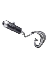 Pełny układ wydechowy LeoVince X-Fight Black Edition BETA RR 50 (12-22) stalowy [z homologacją]