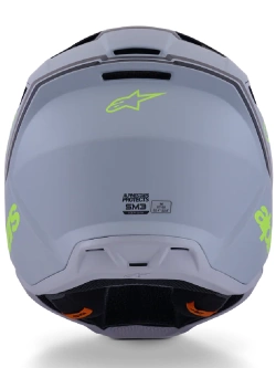 Kask enduro Alpinestars SM3 Radium szaro-czarny-fluo