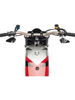 Lusterko motocyklowe uniwersalne Motogadget Mo.view Blade aluminiowe, czarne [długość ramienia: 61 mm]