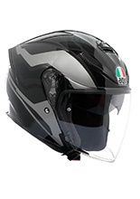 Kask otwarty AGV K-5 Jet Evo Tune szaro-czarny