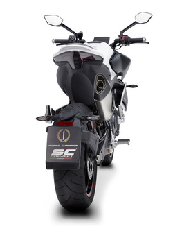 Tłumik motocyklowy SC-Project SC1-R CFMoto 800 NK (23-) tytan