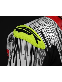Kombinezon motocyklowy dwuczęściowy 4SR RR Stripes AR czarno-biało-czerwony