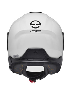 Zestaw: Kask otwarty Schuberth J2 biały + dedykowany interkom motocyklowy