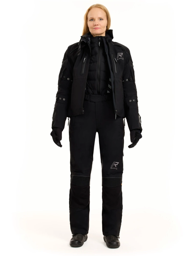 Kurtka motocyklowa damska tekstylna Rukka FlexoRina czarna