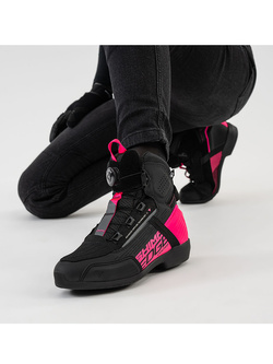 Buty motocyklowe damskie Shima Edge Vented czarno-różowe