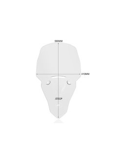 Szyba motocyklowa WRS Touring Triumph Tiger 660 Sport (22-24) przezroczysta