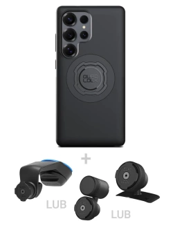 Zestaw do samochodu: etui MAG na telefon Samsung Galaxy S25 Ultra (magnetyczne) + mocowanie Quad Lock