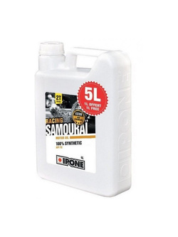 Olej do mieszanki IPONE Samourai Racing 2T 100% syntetyk [pojemność: 5 litrów]