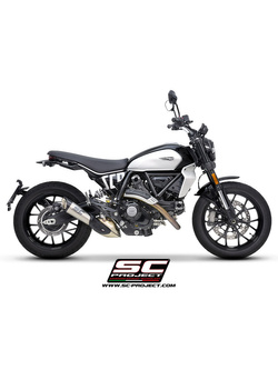 Tłumik motocyklowy SC-Project C1 Ducati Scrambler 800 (23-) tytan