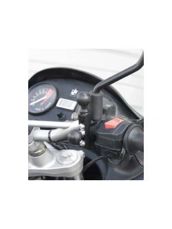 Uchwyt kulowy RAM do montażu na zbiorniczek hamulca i sprzęgła z dodatkową głowicą kulową