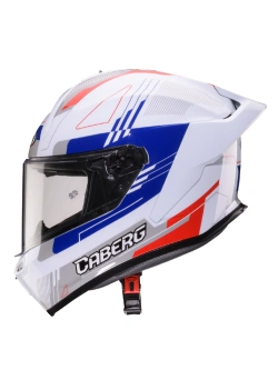 Kask integralny Caberg Roxter Colt biało-niebiesko-czerwony