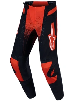 Spodnie cross Alpinestars MX Techstar Swan czerwono-czarne