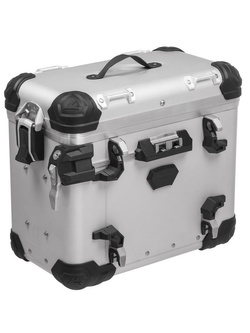 Kufer boczny z anodowanego aluminium srebrny Touratech ZEGA Evo "And-S" (38L) lewy