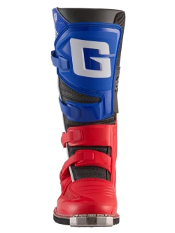 Buty enduro dziecięce Gaerne GX-J czerwono-biało-niebieskie