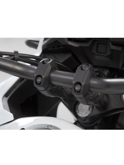 Zestaw podwyższający kierownicę SW-MOTECH Aprilia, CF Moto, Honda, KTM, Suzuki, Yamaha (wybrane modele) [H: 20mm]